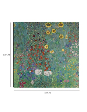 Cuadro decorativo Jardín de la cabaña con girasoles (1907) técnica mixta Cuadros Jr Primavera