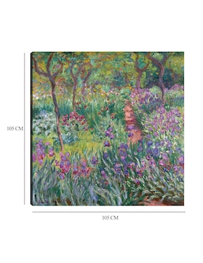 Cuadro decorativo El jardín del artista en Giverny (1900) técnica mixta Cuadros Jr Primavera