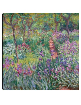 Cuadro Decorativo El Jardín Del Artista En Giverny (1900) Técnica Mixta Cuadros Jr Primavera