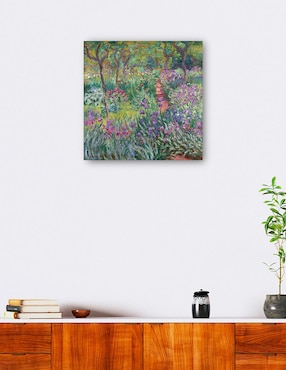 Cuadro decorativo El jardín del artista en Giverny (1900) técnica mixta Cuadros Jr Primavera