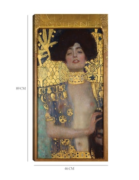 Cuadro decorativo Judit (1901) técnica mixta Cuadros Jr Retratos