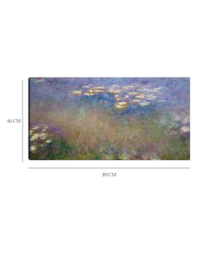 Cuadro decorativo Lirios de agua (c.1915-26) técnica mixta Cuadros Jr Lagos