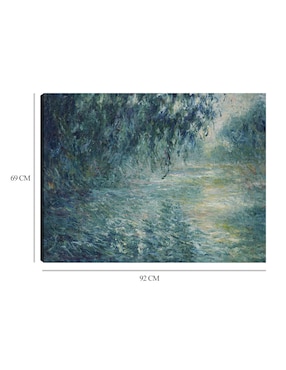 Cuadro decorativo Mañana en el Sena (1898) técnica mixta Cuadros Jr Lagos