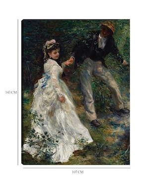 Cuadro decorativo El Paseo (1870) técnica mixta Cuadros Jr Gente