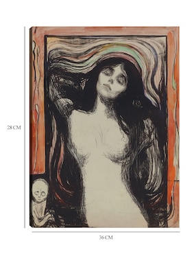 Cuadro decorativo Virgen (1895–1896) técnica mixta Cuadros Jr Siluetas