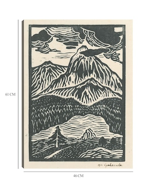 Cuadro decorativo Otoño II (1924) técnica mixta Cuadros Jr Formas