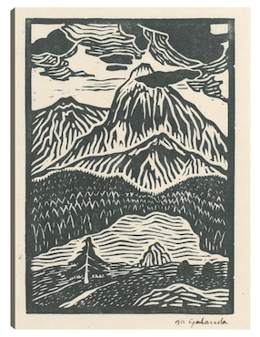 Cuadro decorativo Otoño II (1924) técnica mixta Cuadros Jr Formas
