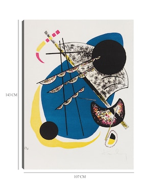 Cuadro decorativo Pequeños mundos II (1922) técnica mixta Cuadros Jr Formas