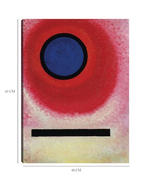 Cuadro decorativo Círculo azul II (1925) técnica mixta Cuadros Jr Colores