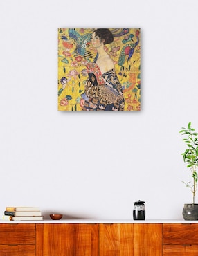 Cuadro decorativo Mujer con abanico (1917-1918) técnica mixta Cuadros Jr Gente