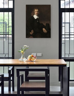 Cuadro decorativo Un joven sentado a una mesa (posiblemente Govaert Flinck) (c. 1660) técnica mixta Cuadros Jr Gente