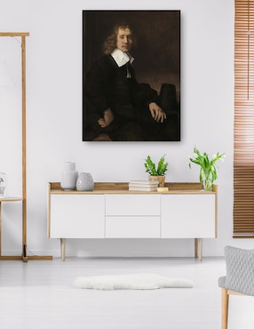 Cuadro decorativo Un joven sentado a una mesa (posiblemente Govaert Flinck) (c. 1660) técnica mixta Cuadros Jr Gente