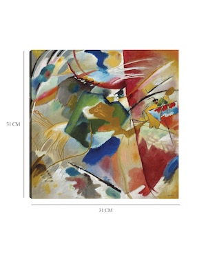 Cuadro decorativo técnica mixta Cuadros Jr Colores