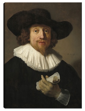 Cuadro decorativo Hombre con una partitura (1633) técnica mixta Cuadros Jr Gente