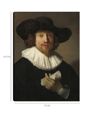 Cuadro decorativo Hombre con una partitura (1633) técnica mixta Cuadros Jr Gente
