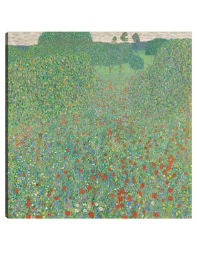 Cuadro decorativo Prado de amapolas en flor (1907) técnica mixta Cuadros Jr Primavera