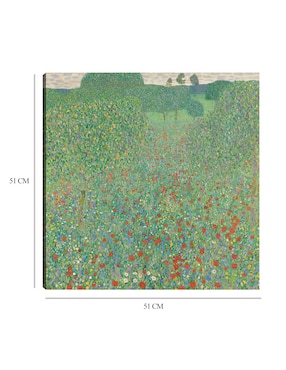 Cuadro decorativo Prado de amapolas en flor (1907) técnica mixta Cuadros Jr Primavera