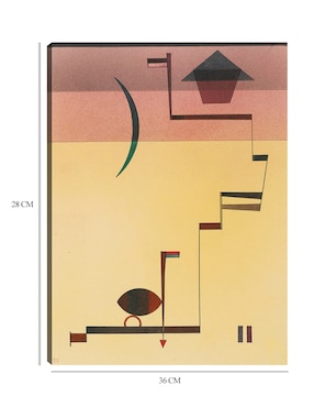 Cuadro decorativo Eckig (Angular) (1931) técnica mixta Cuadros Jr Formas