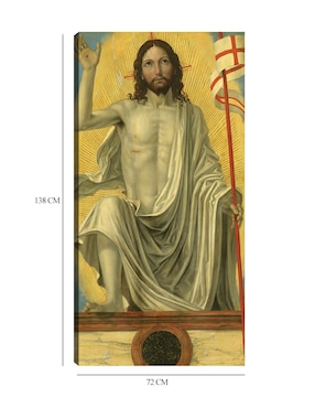 Cuadro decorativo Cristo resucitado de la tumba, c. 1490 técnica mixta Cuadros Jr Figuras Celestiales