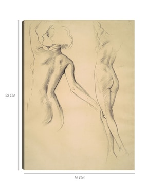 Cuadro decorativo Estudios para 'Figuras danzantes' (1919-1920) técnica mixta Cuadros Jr Siluetas