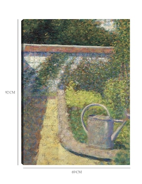 Cuadro decorativo La regadera – Jardín de Le Raincy (C. 1883) técnica mixta Cuadros Jr Campos