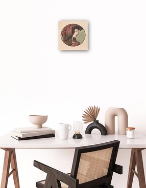 Cuadro decorativo Vidriera para la fachada de la boutique Fouquet V técnica mixta Cuadros Jr Gente