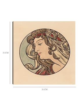 Cuadro decorativo Vidriera para la fachada de la boutique Fouquet VI técnica mixta Cuadros Jr Gente