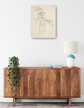 Cuadro decorativo Árbol y follaje técnica mixta Cuadros Jr Bocetos
