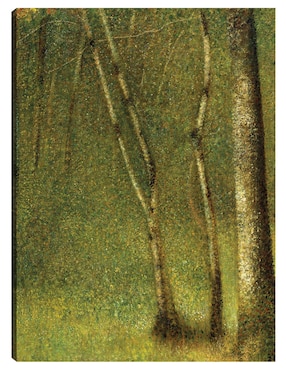 Cuadro Decorativo El Bosque De Pontaubert (1881) Técnica Mixta Cuadros Jr Bosques