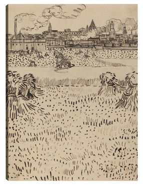 Cuadro decorativo La cosecha (1888) técnica mixta Cuadros Jr Formas