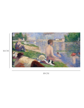 Cuadro decorativo Estudio final para “Bañistas en Asnières” (1883) técnica mixta Cuadros Jr Gente
