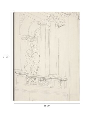 Cuadro decorativo Interior (hacia 1906) técnica mixta Cuadros Jr Formas