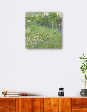 Cuadro decorativo El jardín de Daubigny técnica mixta Cuadros Jr Primavera