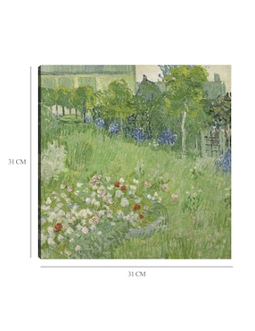 Cuadro decorativo El jardín de Daubigny técnica mixta Cuadros Jr Primavera