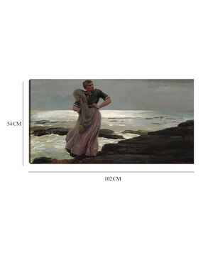 Cuadro decorativo Una luz en el mar (1897) técnica mixta Cuadros Jr Gente
