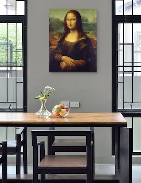 Cuadro decorativo Mona Lisa (1503-1506) técnica mixta Cuadros Jr Gente