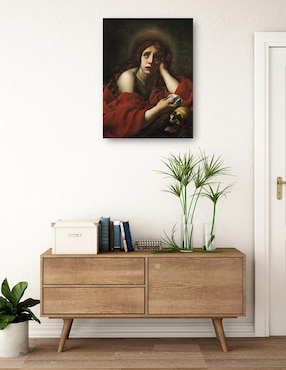 Cuadro decorativo La Penitente María Magdalena técnica mixta Cuadros Jr Figuras Celestiales