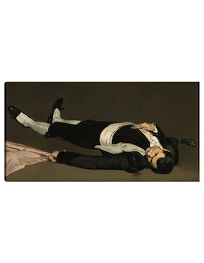 Cuadro decorativo El torero muerto 1864 técnica mixta Cuadros Jr Gente