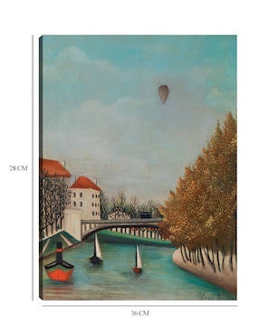 Cuadro decorativo Estudio para la vista del Pont de Sèvres (Esquisse pour Vue du Pont de Sèvres) (1908) técnica mixta Cuadros Jr Lugares