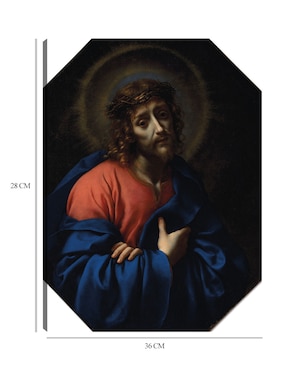 Cuadro decorativo Ecce Homo - He aquí el hombre - Jesús técnica mixta Cuadros Jr Figuras Celestiales