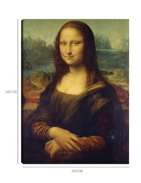 Cuadro decorativo Mona Lisa (1503-1506) técnica mixta Cuadros Jr Gente