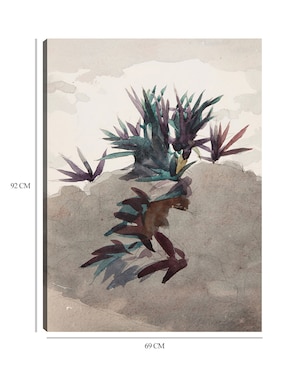Cuadro decorativo Ladera con macizos de maguey (1898-1899) técnica mixta Cuadros Jr Formas
