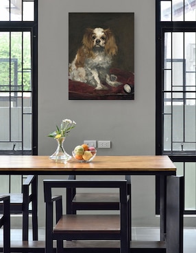 Cuadro decorativo Un rey Charles Spaniel (c. 1866) técnica mixta Cuadros Jr Animales Domésticos