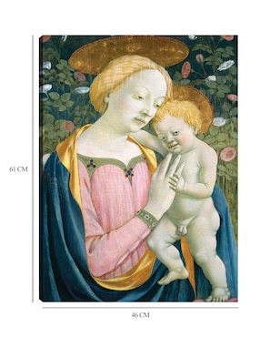 Cuadro decorativo La Virgen y el Niño c. 1445/1450 técnica mixta Cuadros Jr Vírgenes