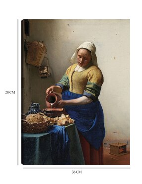 Cuadro decorativo La lechera (c. 1660) técnica mixta Cuadros Jr Gente