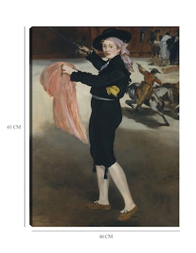 Cuadro decorativo Señorita V. . . con el traje de espada (1862) técnica mixta Cuadros Jr Gente