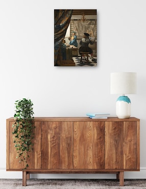 Cuadro decorativo El arte de pintar técnica mixta Cuadros Jr Gente