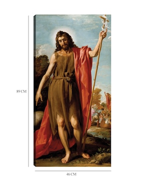 Cuadro decorativo San Juan Bautista en el desierto (1635) técnica mixta Cuadros Jr Figuras Celestiales