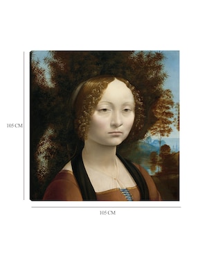 Cuadro decorativo Ginevra de' Benci [anverso], c. (1474-1478) técnica mixta Cuadros Jr Gente