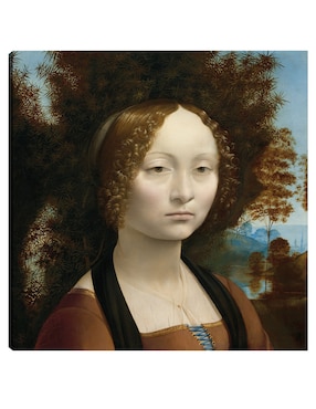Cuadro decorativo Ginevra de' Benci [anverso], c. (1474-1478) técnica mixta Cuadros Jr Gente